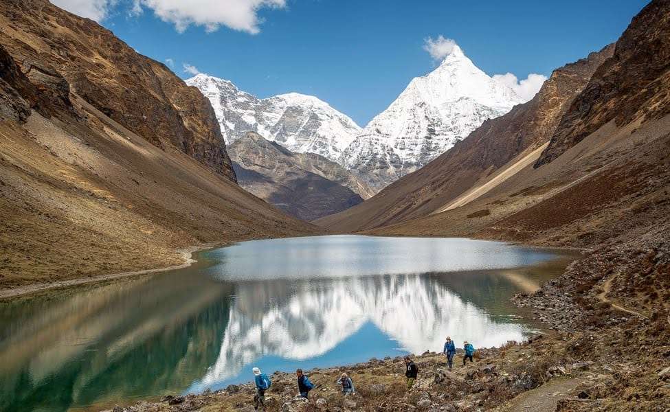 Jomolhari Twin Lakes