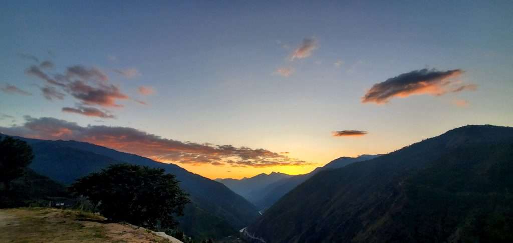 View from Trashigang Doedjung Resort