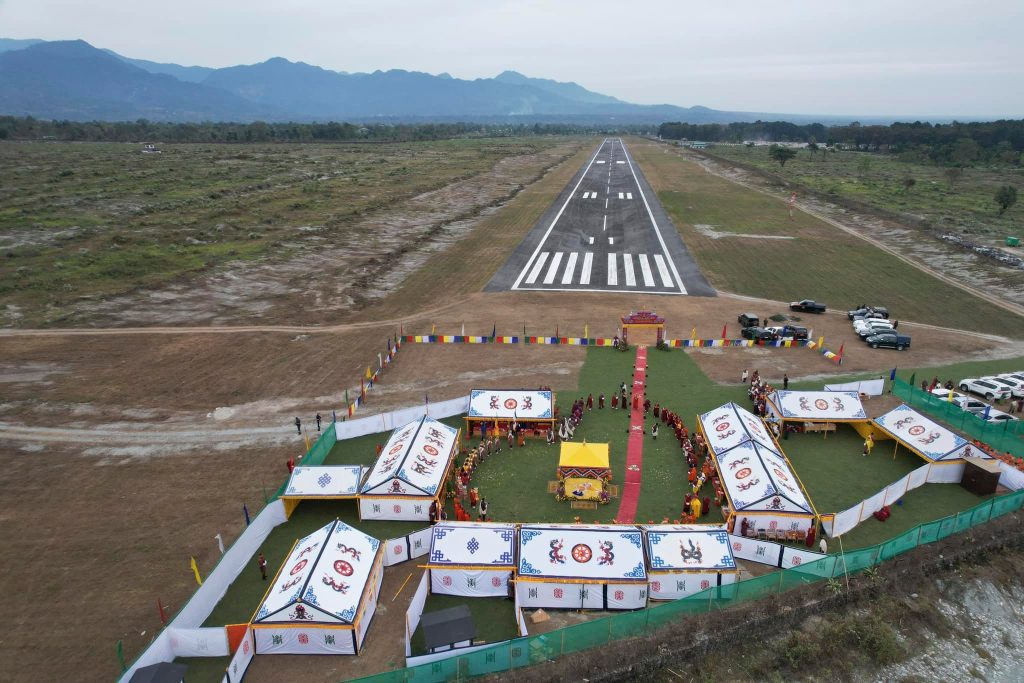 Gelephu Airport Tendrel Ceremony Inauguration