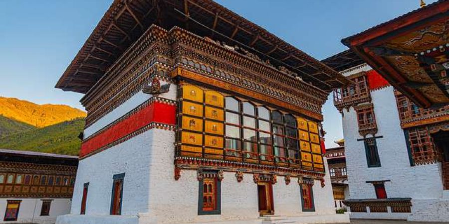 Tashichho Dzong Courtyard