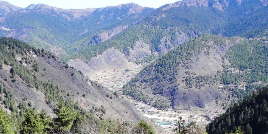 Haa valley from Takchu Goenpa