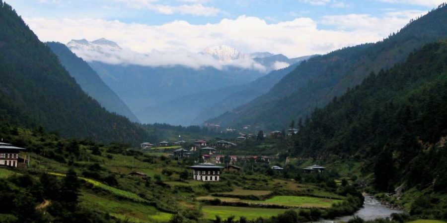 Haa valley in western bhutan