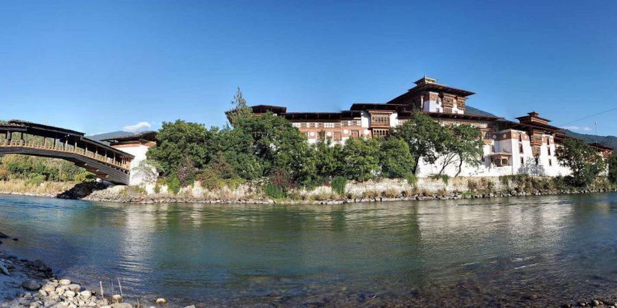 Punakha dzong and river
